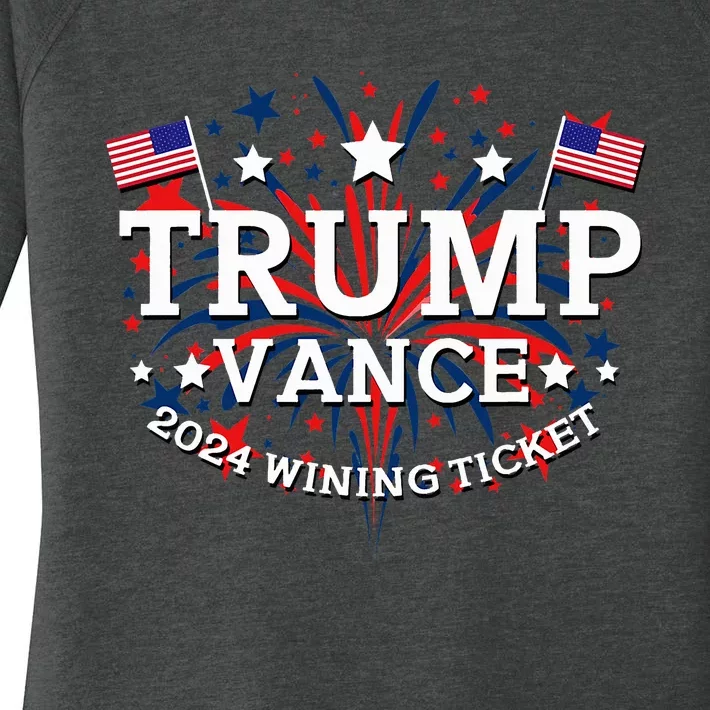 Donald Trump Won 2024 Election Inauguration Women's Perfect Tri Tunic Long Sleeve Shirt