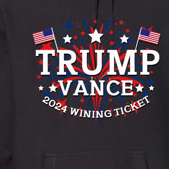 Donald Trump Won 2024 Election Inauguration Premium Hoodie