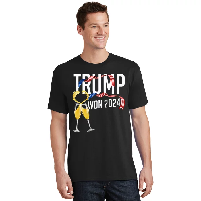 Donald Trump Won 2024 Election Inauguration T-Shirt