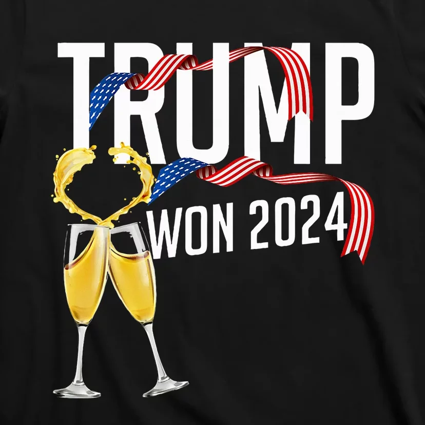 Donald Trump Won 2024 Election Inauguration T-Shirt