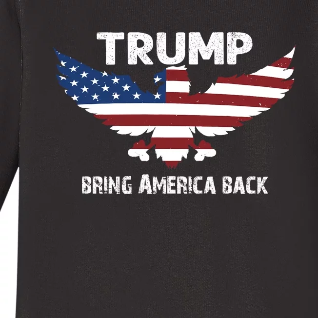 Donald Trump Will Bring America Back | 2024 Baby Long Sleeve Bodysuit