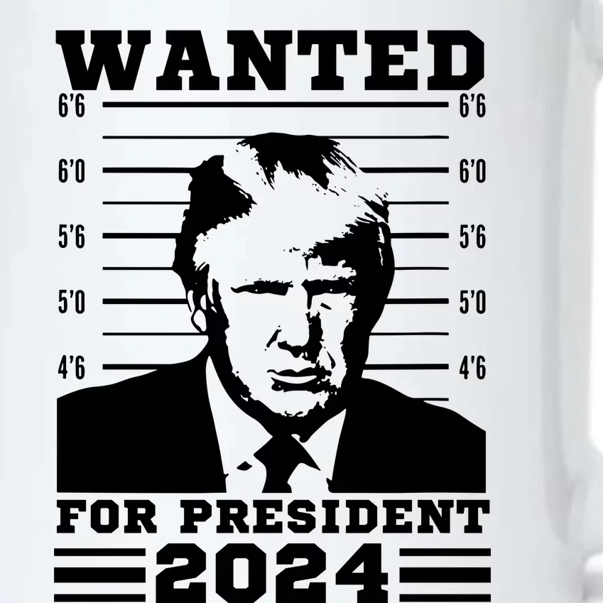 Donald Trump Wanted For President 2024 President Trump Mugshot. Black Color Changing Mug