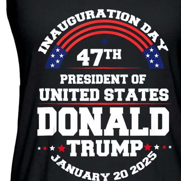 Donald Trump Won 2024 Election Inauguration Ladies Essential Flowy Tank