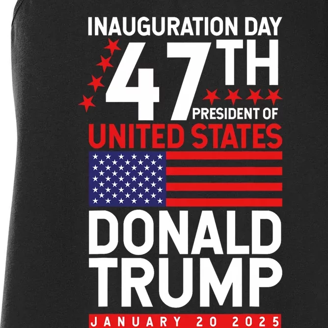 Donald Trump Won 2024 Election Inauguration Pro Trump 2025 Women's Racerback Tank