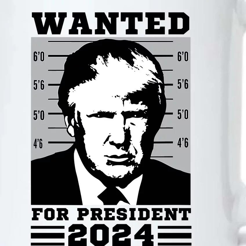 Donald Trump Wanted For President 2024 President Trump Mugshot Black Color Changing Mug