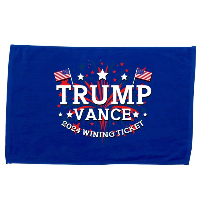 Donald Trump Won 2024 Election Inauguration Congrat Trump Microfiber Hand Towel