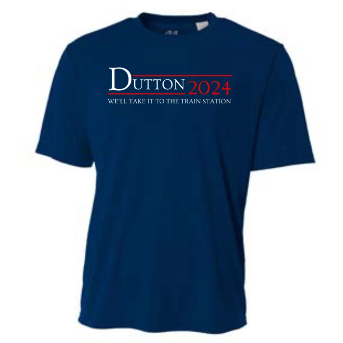 Dut Ton Wheeler 2024 We’ll Take It To The Train Station Cooling Performance Crew T-Shirt