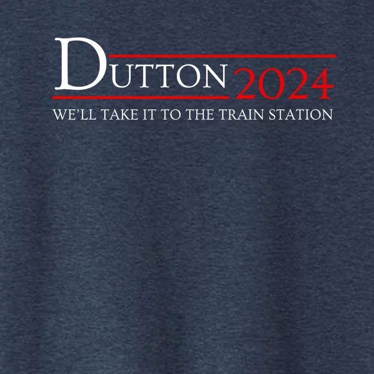 Dut Ton Wheeler 2024 We’ll Take It To The Train Station Women's Crop Top Tee