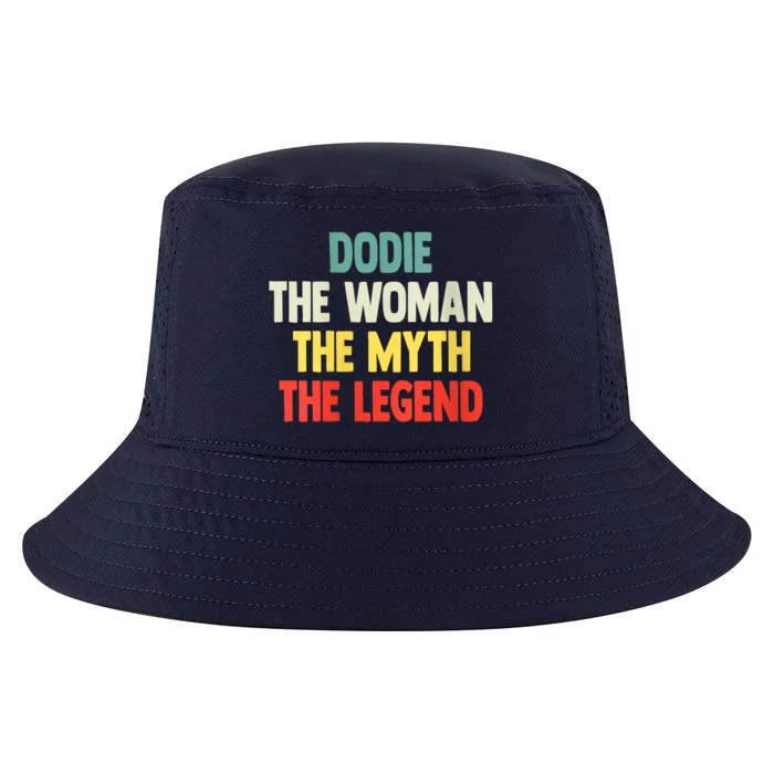 Dodie The Woman The Myth The Legend Gift For Dodie Cool Comfort Performance Bucket Hat