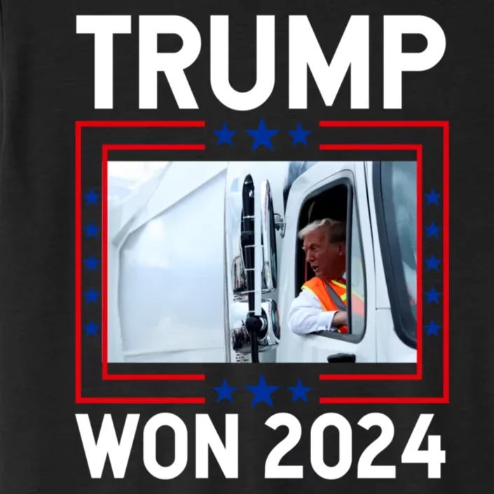 Donald Trump Won 2024 Election Inauguration Trump Garbage ChromaSoft Performance T-Shirt