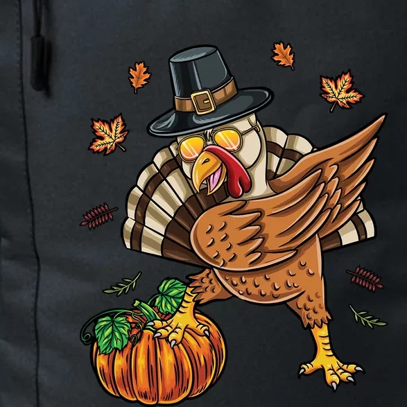 Dabbing Turkey With Pumpkin Thanksgiving Cute Gift Daily Commute Backpack