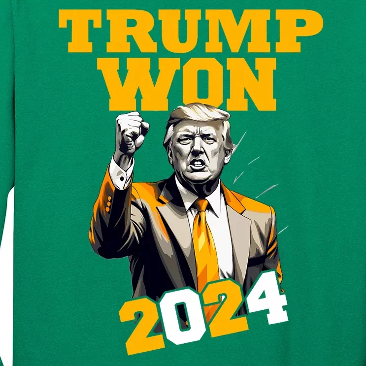 Donald Trump Won 2024 Election Inauguration Long Sleeve Shirt