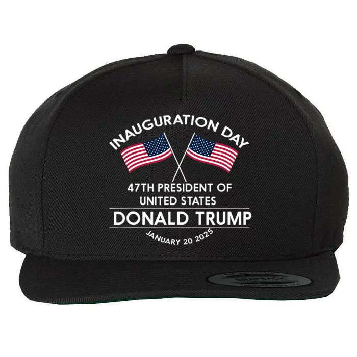 Donald Trump Won 2024 Election Inauguration Wool Snapback Cap