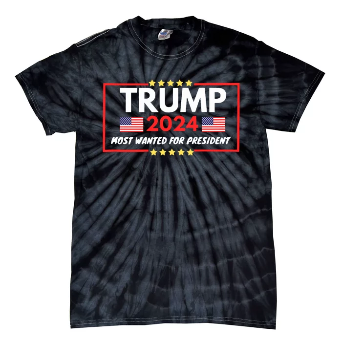 Donald Trump Wanted For President Toos For Women Tank Top Tie-Dye T-Shirt