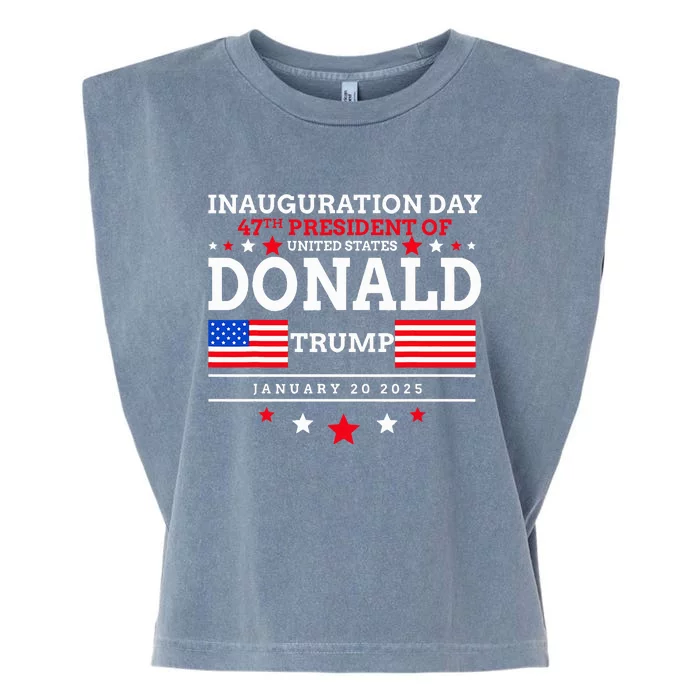 Donald Trump Won 2024 Election Inauguration Garment-Dyed Women's Muscle Tee