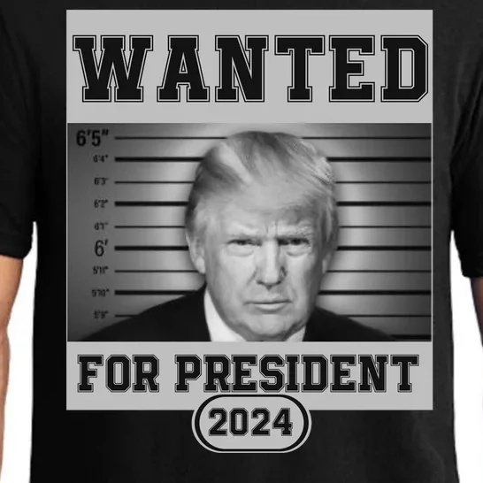 Donald Trump Wanted For President 2024 President Trump Mugshot Pajama Set