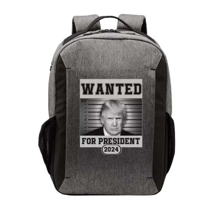 Donald Trump Wanted For President 2024 President Trump Mugshot Vector Backpack