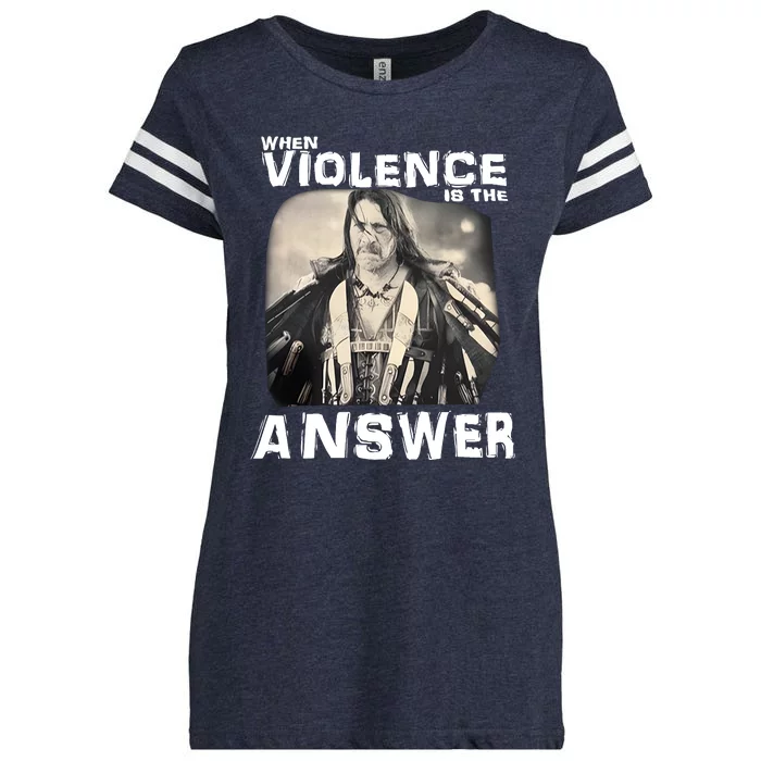 Danny Trejo When Violence Is The Answer Enza Ladies Jersey Football T-Shirt