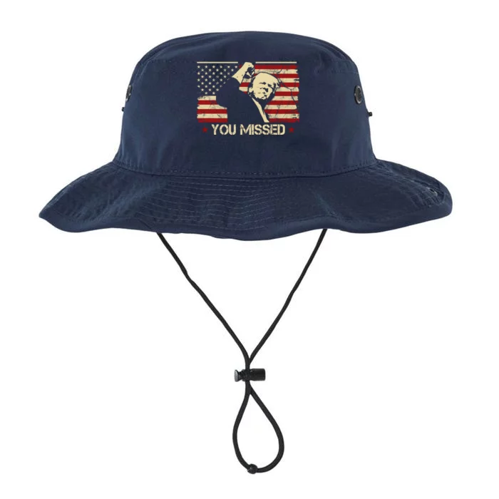 Donald Trump You Missed Funny Trump Usa 2024 Legacy Cool Fit Booney Bucket Hat