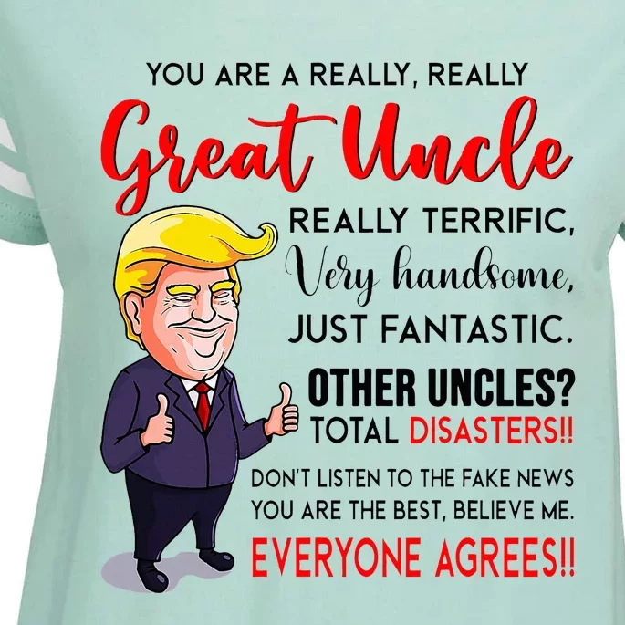 Donald Trump YouRe A Really Great Uncle Uncle Life Enza Ladies Jersey Football T-Shirt