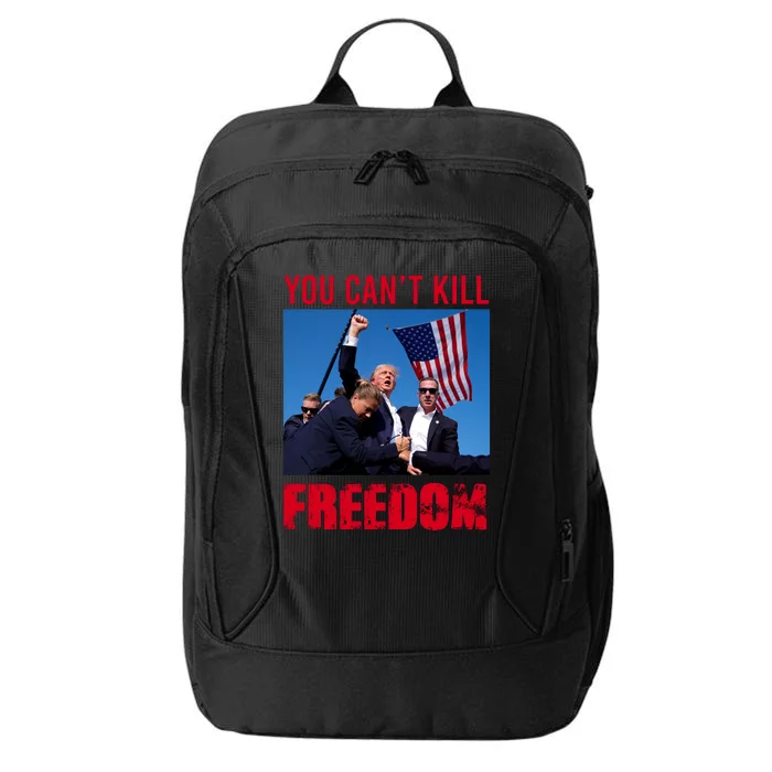 Donald Trump You Cant Kill Freedom City Backpack