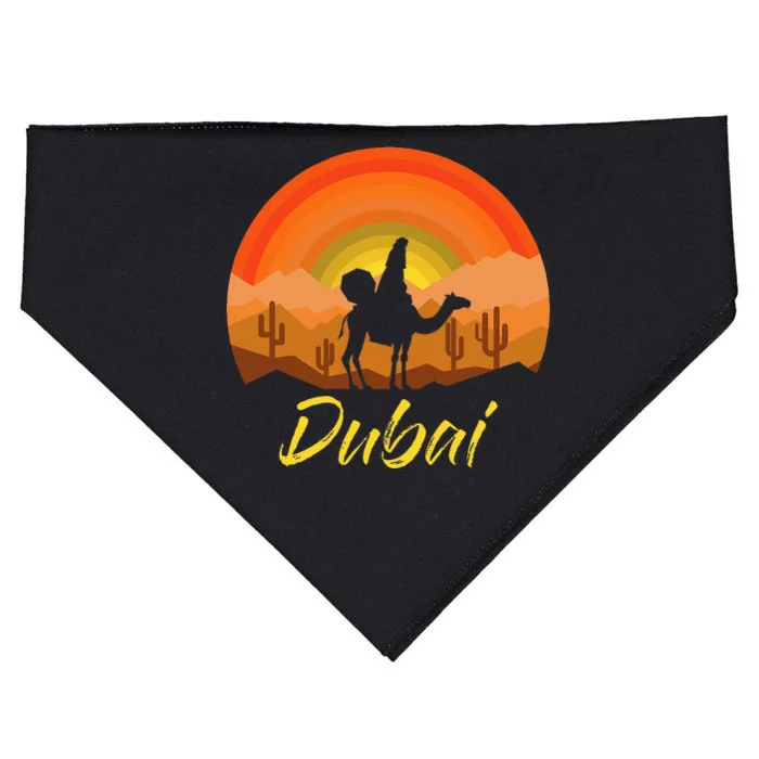 Dubai United Arab Emirates The Palm USA-Made Doggie Bandana