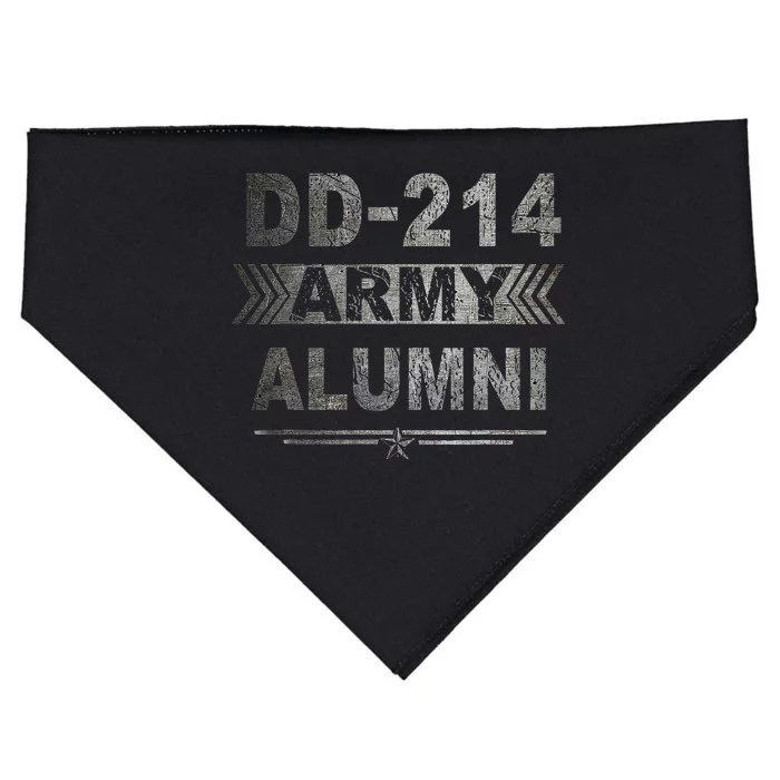 DD214 US Army Alumni Military Veteran Retirement Gifts USA-Made Doggie Bandana