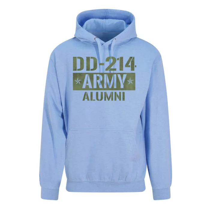 DD214 US Army Alumni Vintage Army Veteran Retired Military Unisex Surf Hoodie