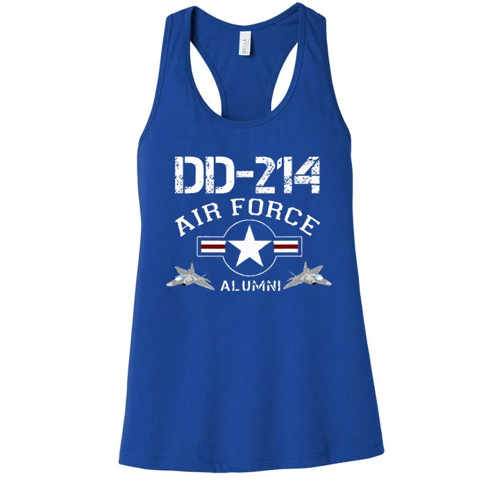 Dd214 U.S A.I.R Force Alumni Usaf Women's Racerback Tank