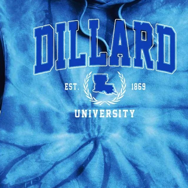 Dillard University Arch Tie Dye Hoodie