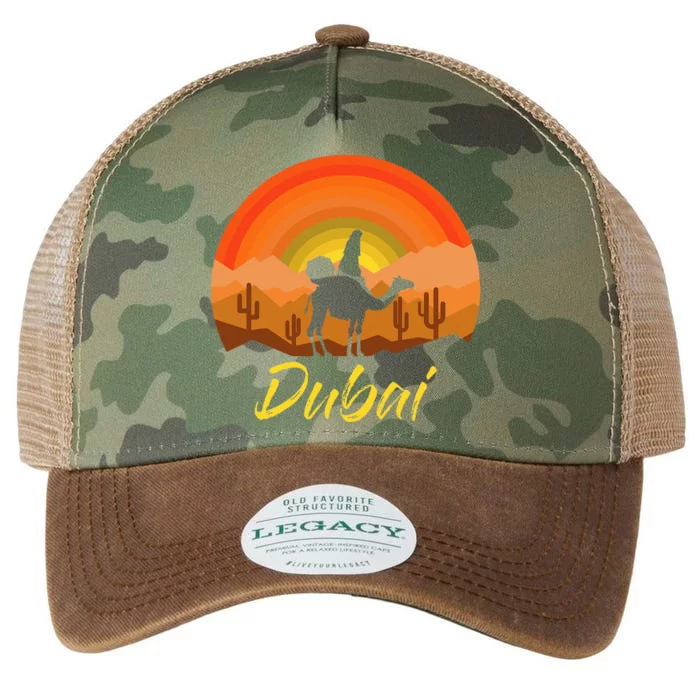 Dubai United Arab Emirates The Palm Legacy Tie Dye Trucker Hat