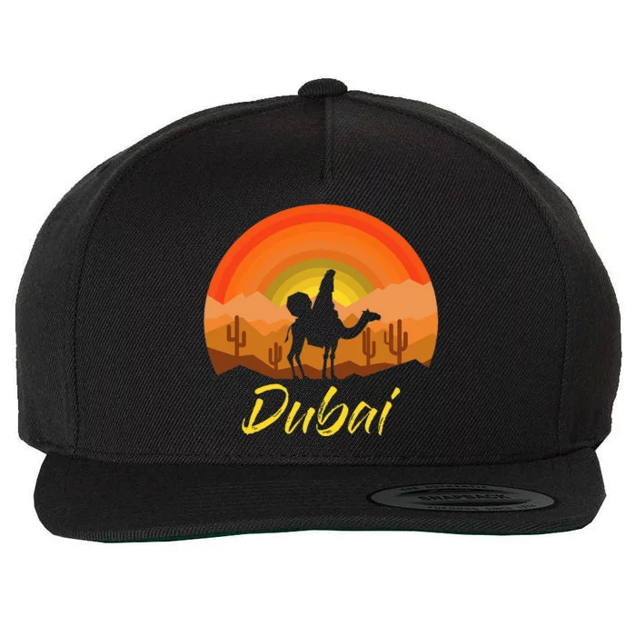 Dubai United Arab Emirates The Palm Wool Snapback Cap