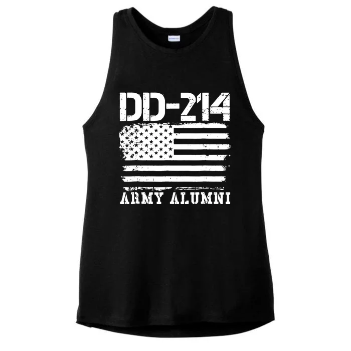 Dd214 Us Alumni Ladies Tri-Blend Wicking Tank