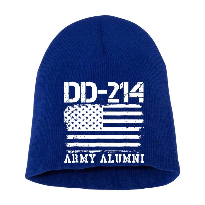 Dd214 Us Alumni Short Acrylic Beanie