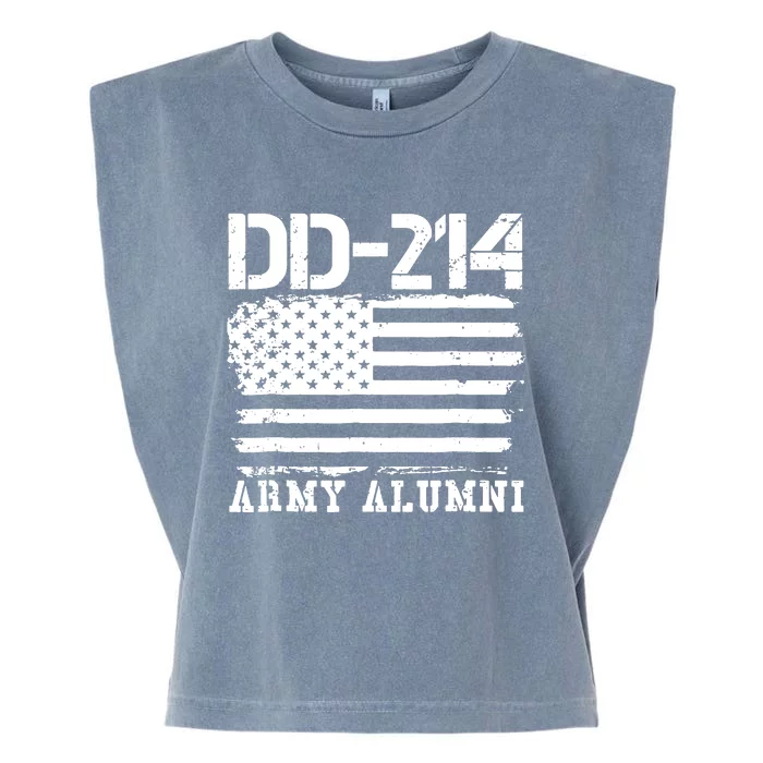 Dd214 Us Alumni Garment-Dyed Women's Muscle Tee