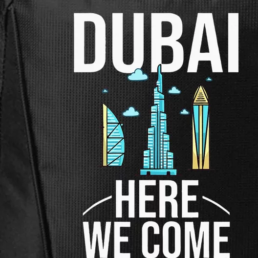 Dubai United Arab Emirates Uae City Trip Skyline Map Travel City Backpack