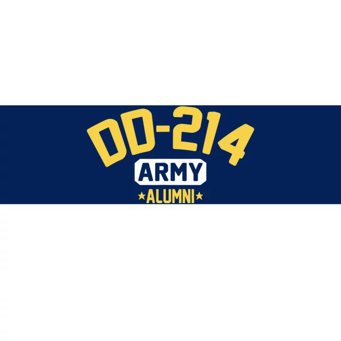 DD214 US Army Alumni Long Sleeve Bumper Sticker