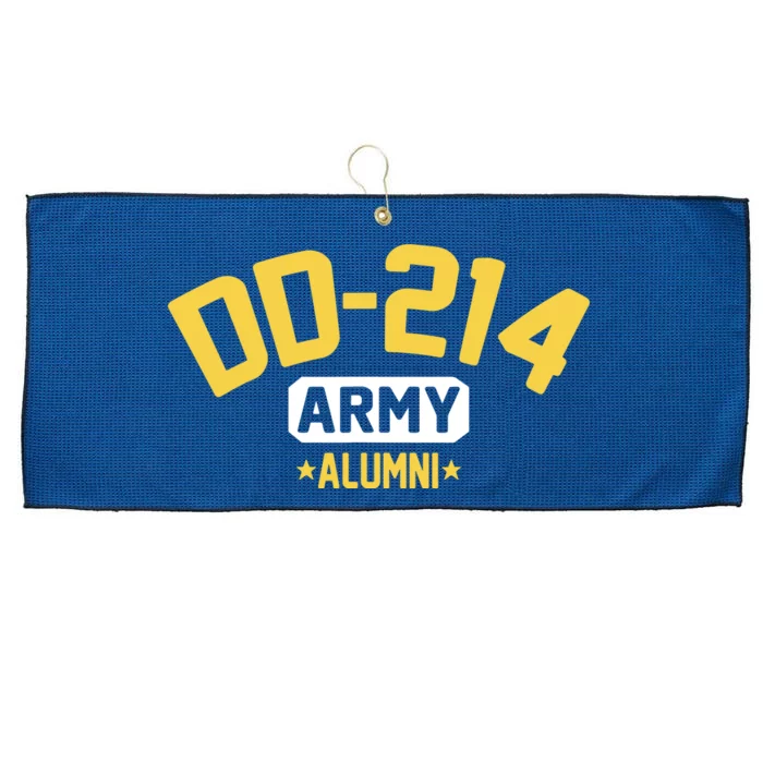 DD214 US Army Alumni Long Sleeve Large Microfiber Waffle Golf Towel