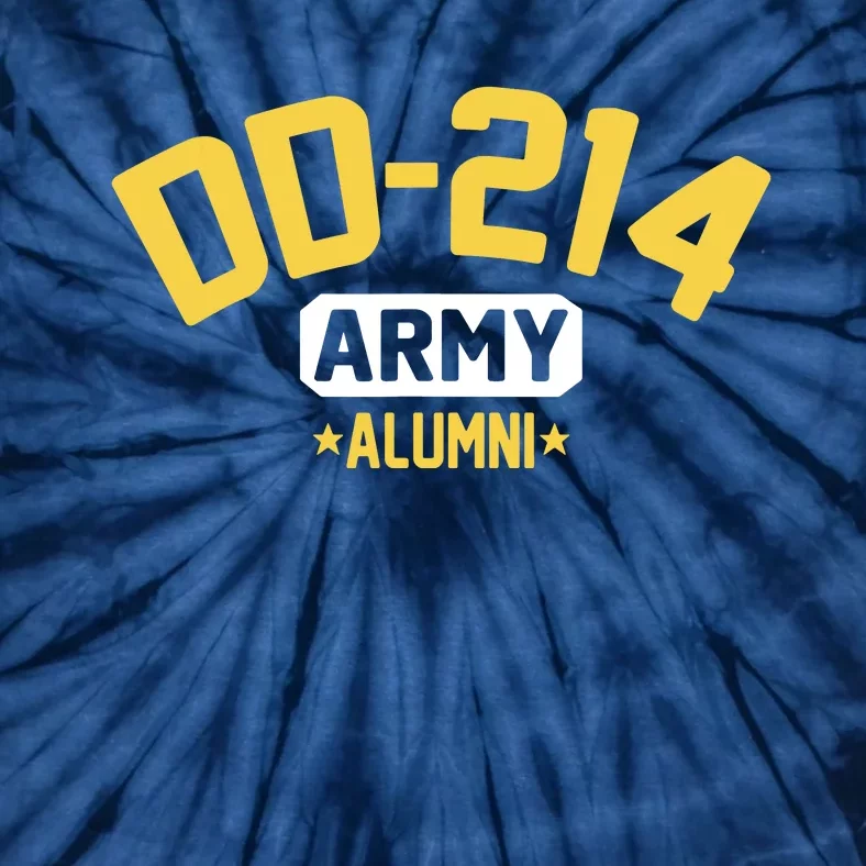 DD214 US Army Alumni Long Sleeve Tie-Dye T-Shirt