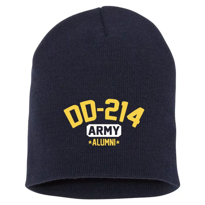 DD214 US Army Alumni Long Sleeve Short Acrylic Beanie