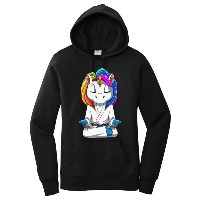 Dabbing Unicorn Brazilian Jiu Jitsu Mom Tee BJJ Women's Pullover Hoodie