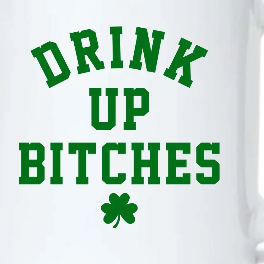 Drink Up Bitches Funny St Patrick's Day Party Black Color Changing Mug