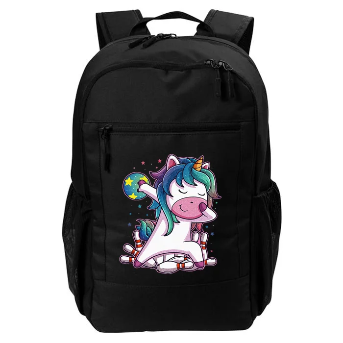 Dabbing Unicorn Bowling Birthday Party Gift For Daily Commute Backpack