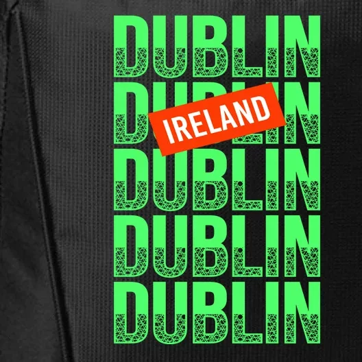 Dublin Ireland Typography City Backpack