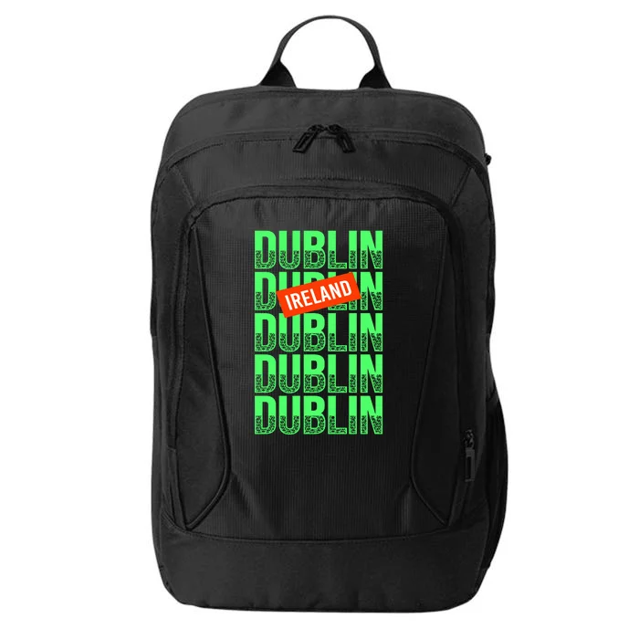 Dublin Ireland Typography City Backpack