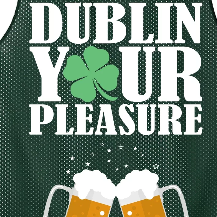 Dublin Your Pleasure Irish Beer Clover Mesh Reversible Basketball Jersey Tank