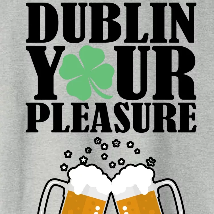 Dublin Your Pleasure Irish Beer Clover Women's Crop Top Tee