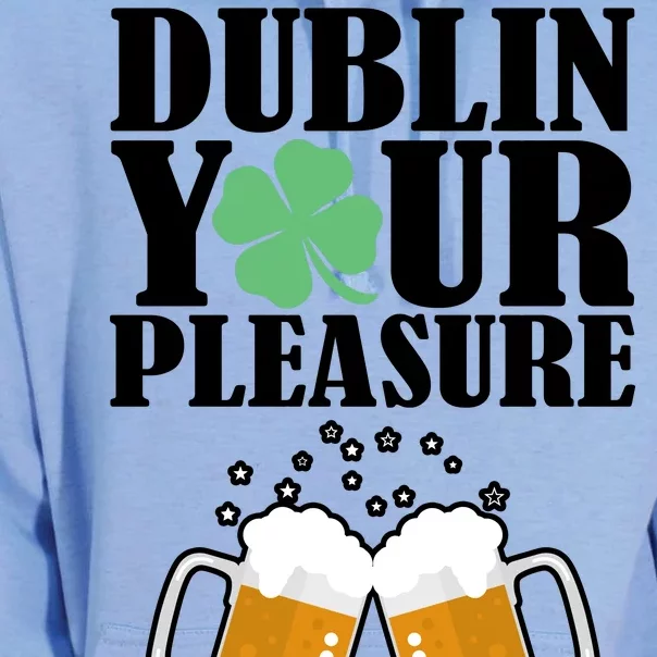 Dublin Your Pleasure Irish Beer Clover Unisex Surf Hoodie