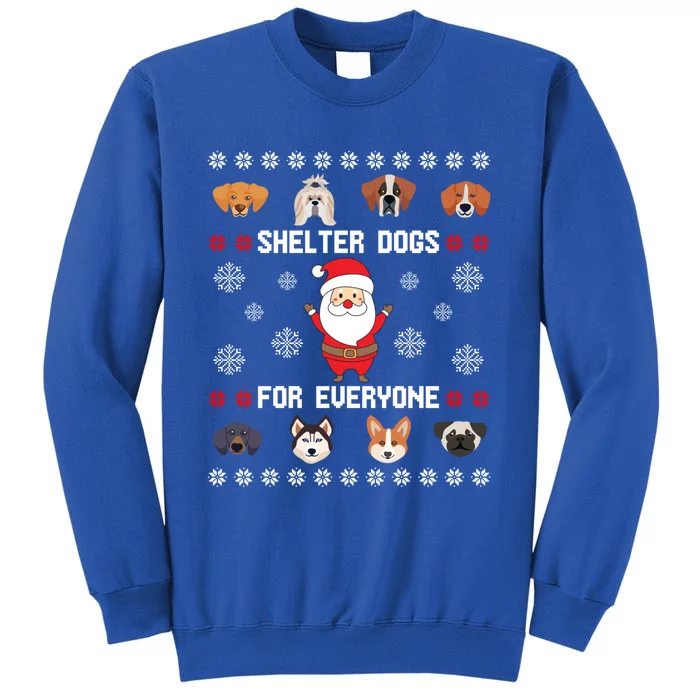 Dogs Ugly Christmas Gift Cute Dog Mom Rescue Adopt Great Gift Sweatshirt