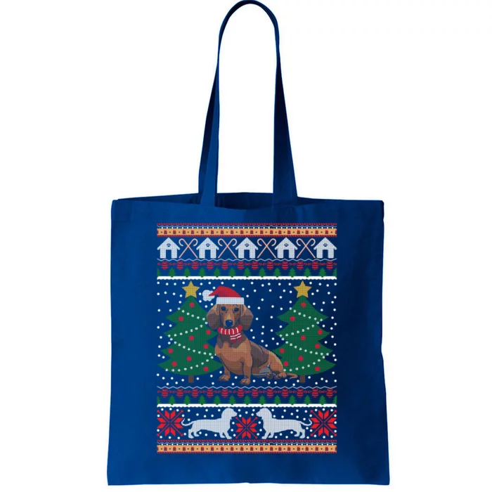 Dachshund Ugly Christmas Funny Holiday Dog Lover Xmas Gift Cool Gift Tote Bag